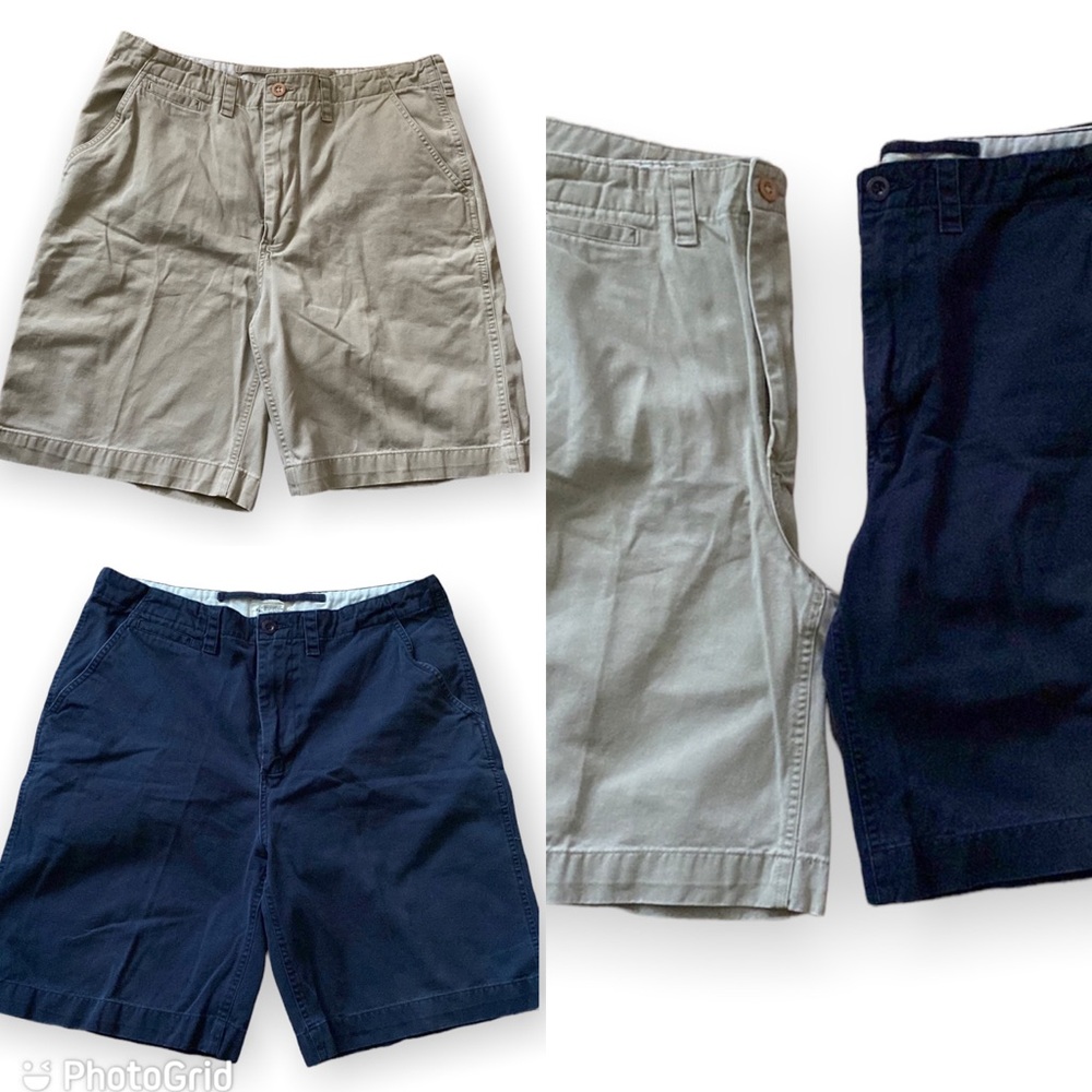 🏖️ Two Pairs of Falls Creek Chino Shorts Men’s 36